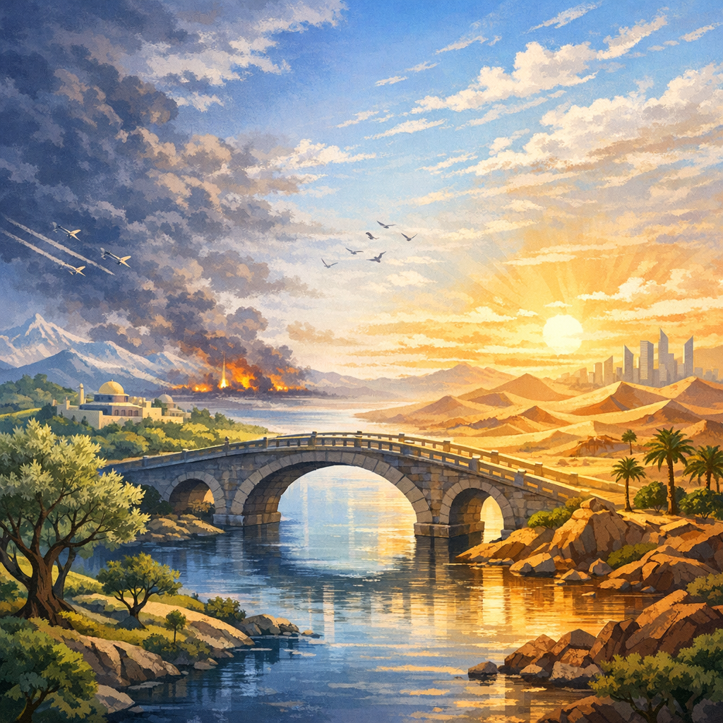 Illustration for Benjamin Netanyahu news